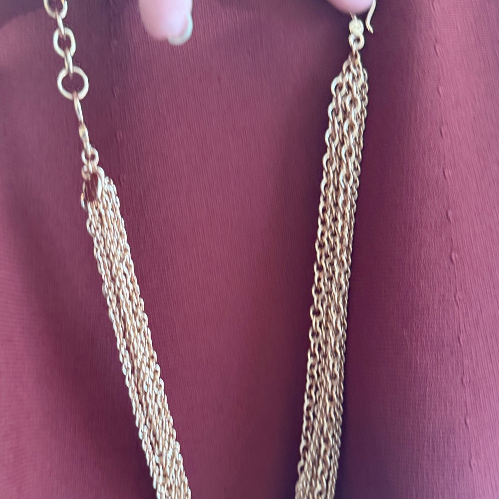 Stackable Gold Multi-Strand Necklace - Picture 4 of 6